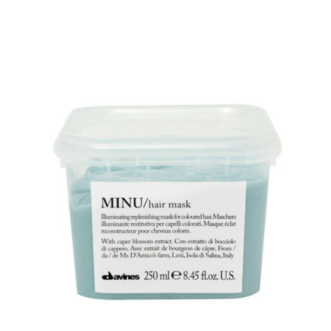 Davines MINU Hair Mask-Восстанавливающая маска для окрашенных волос